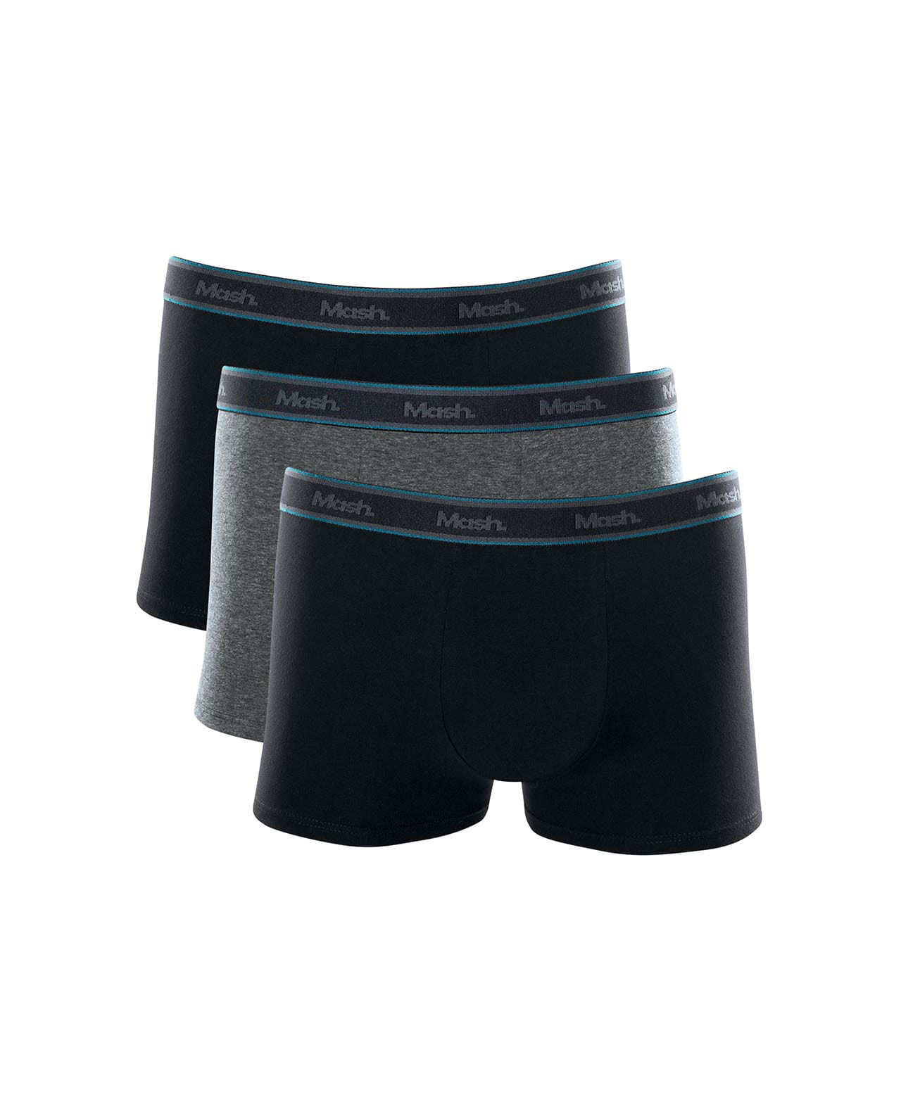 Kit 3 Cuecas Boxer Cotton Azul Marinho