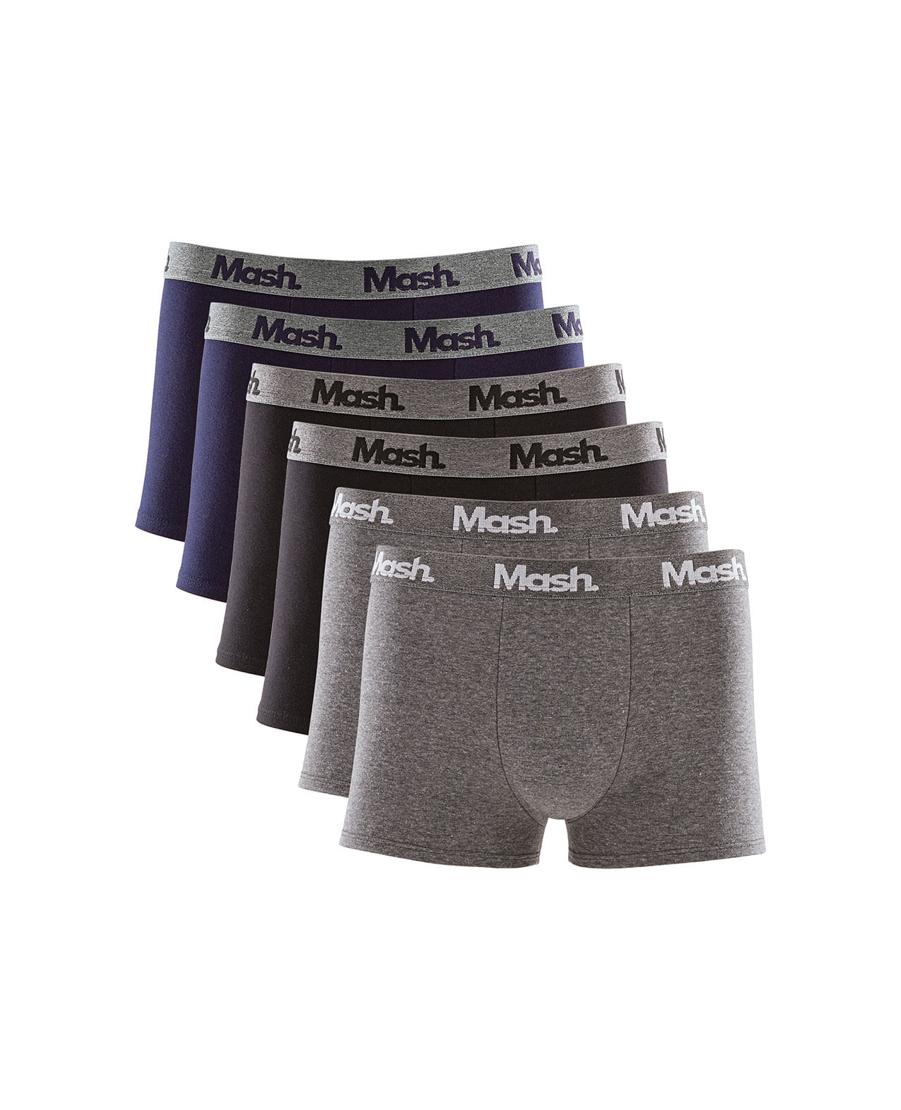 mashu Kit 6 Cuecas Boxer Cotton Sortido 01