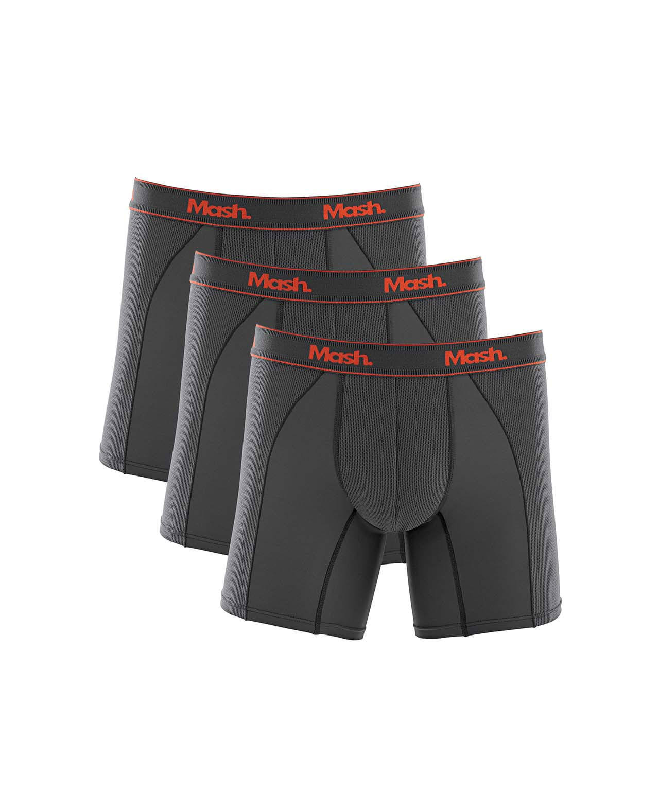 Kit 3 Cuecas Boxer Microfibra Active Azul Marinho