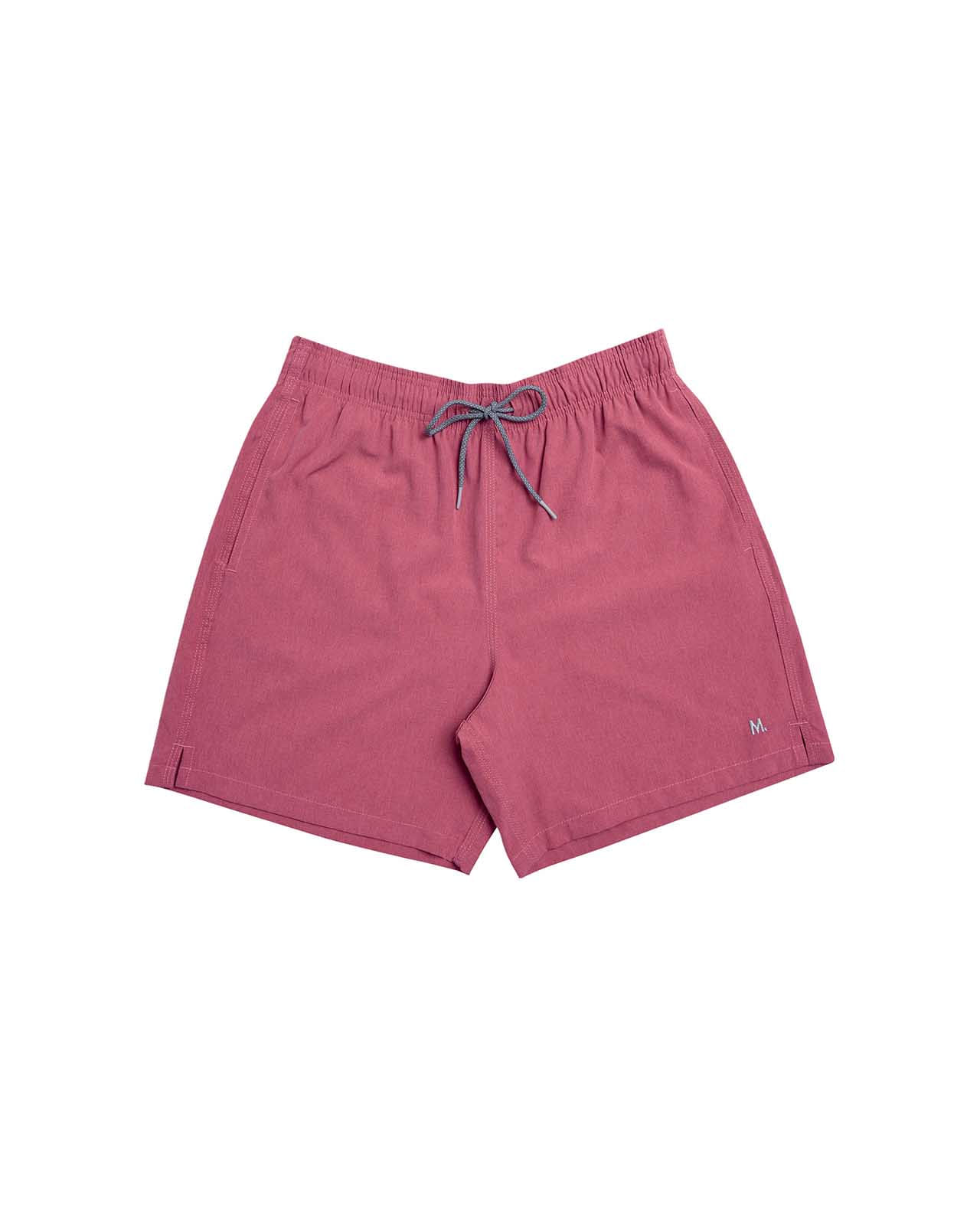 Short Praia Liso Mescla Azul Denin