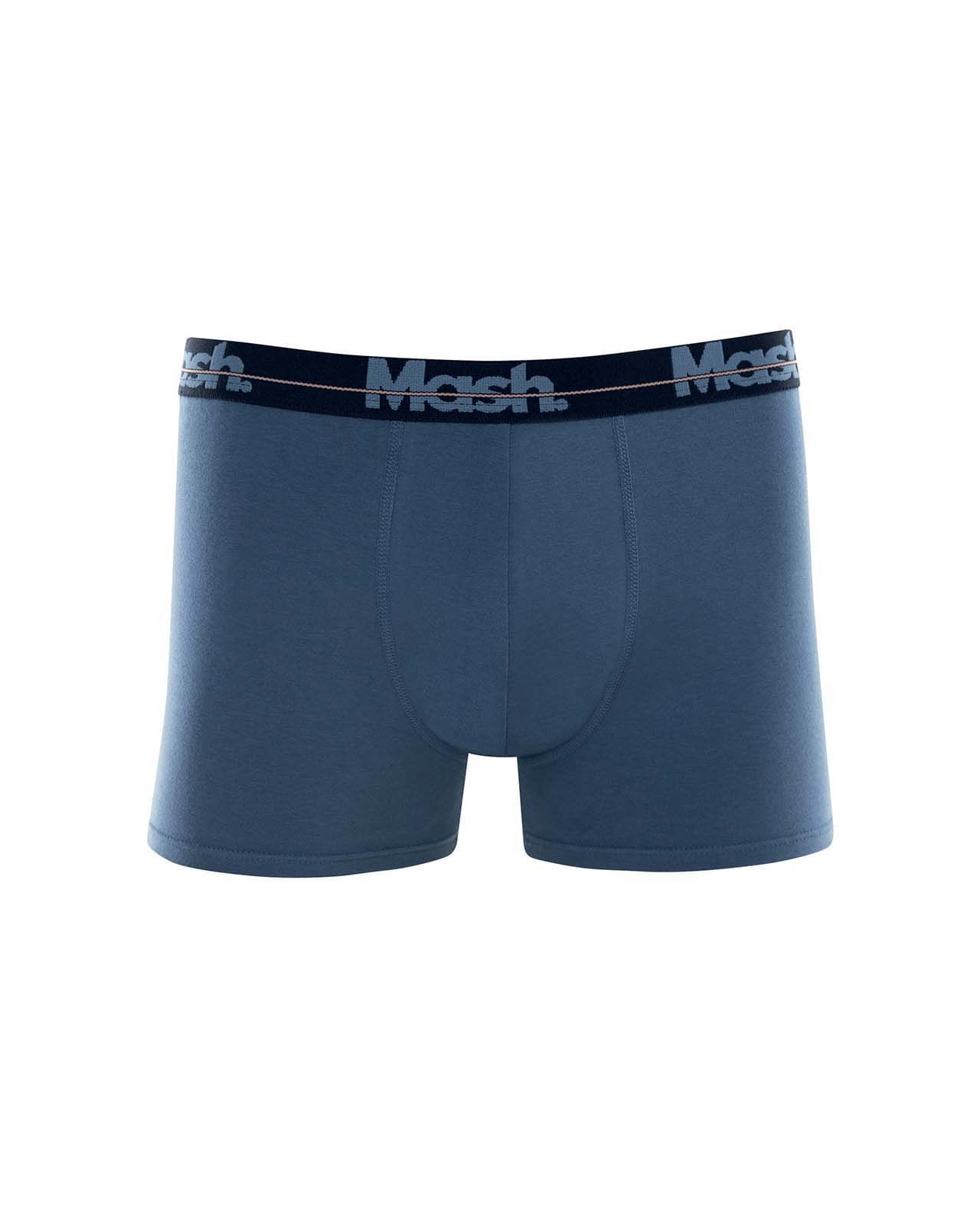 Cueca Boxer Cotton Azul Jeans Escuro