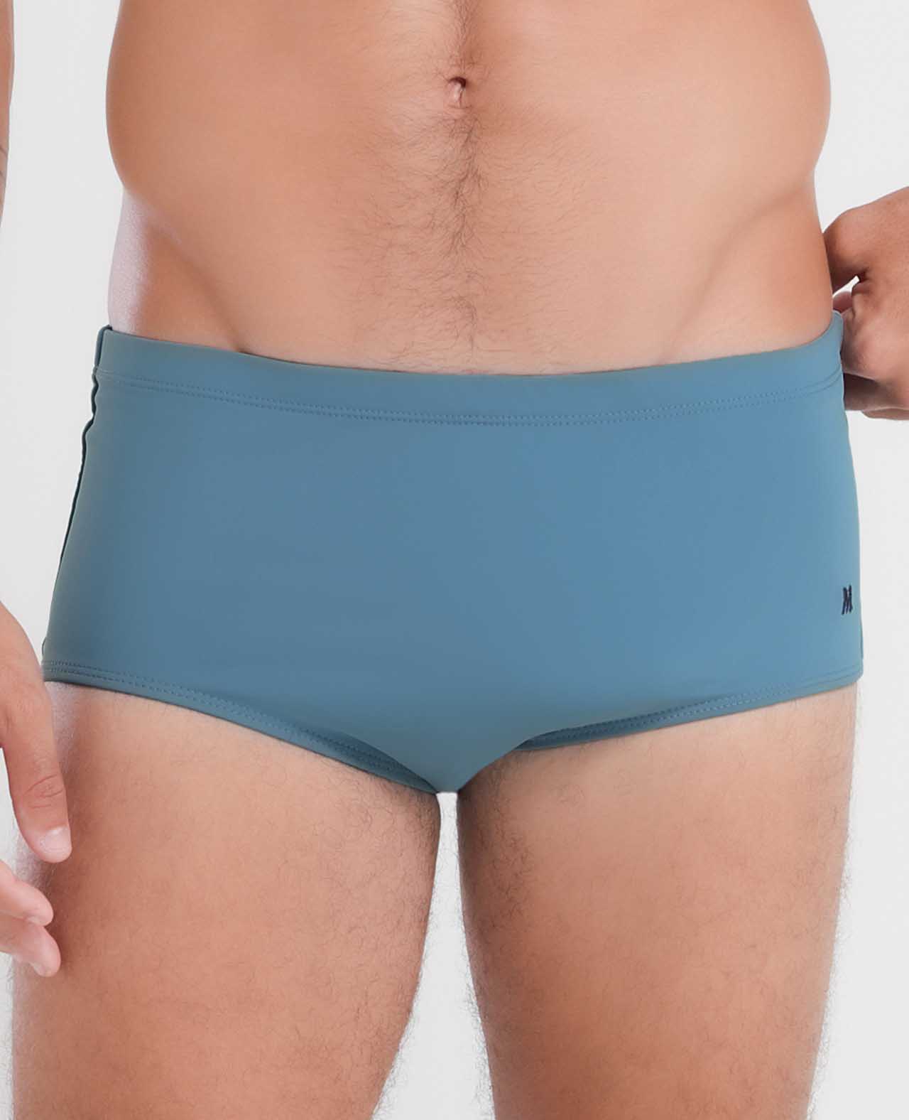 Sungão Liso Plus Size Azul Jeans
